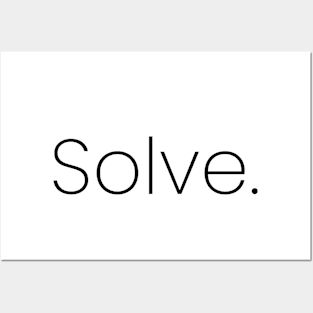 Solve. Posters and Art